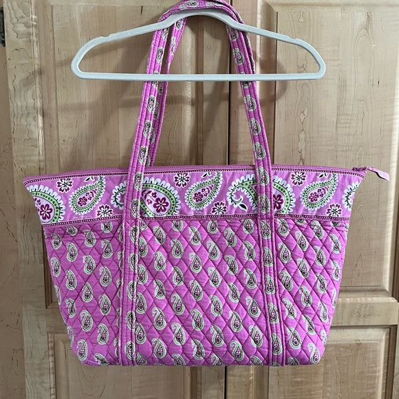 Vera Bradley large tote bag paisley pattern - Picture 3 of 6